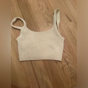 Aritzia Wilfred knit crop top